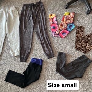 Women’s size small legging and sweats bundle